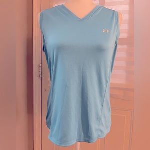 Under Armour sleeveless v-neck shirt. Large